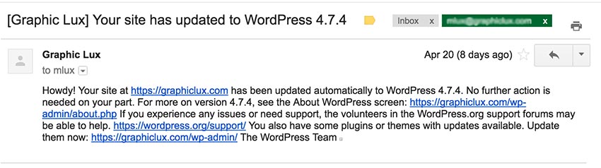Did WordPress's Automatic Update Break Your Site?